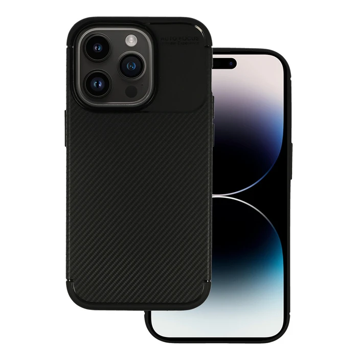 Θήκη Κινητού Vennus Carbon Elite VNS-0057 για iPhone 14 Pro, μαύρη