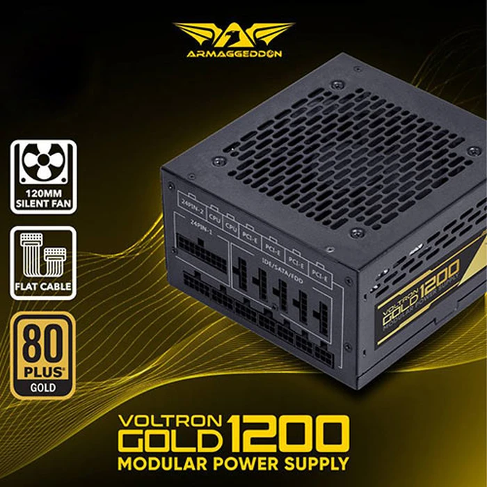 Τροφοδοτικό 1200W Armaggeddon PSU VOLTRON GOLD 80+ RATING