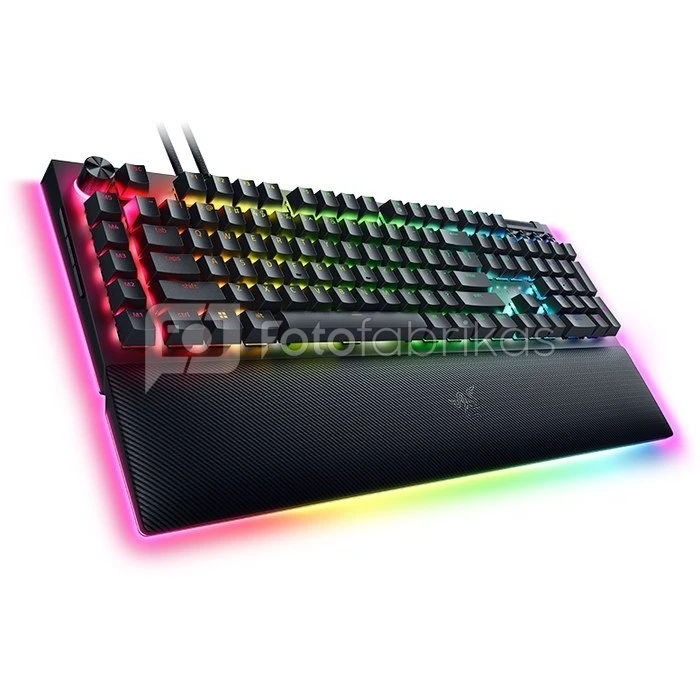 Gaming Πληκτρολόγιο Ενσύρματο Razer BLACKWIDOW V4 PRO - Gaming Mechanical RGB - Green Clicky Switches