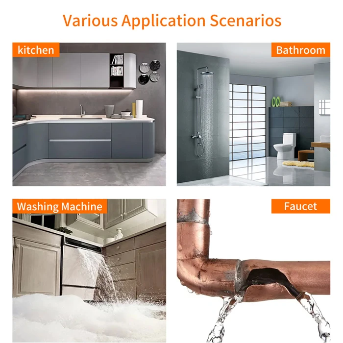 Ασύρματος Ανιχνευτής Πλημμύρας W020 για συναγερμούς, 433MHz