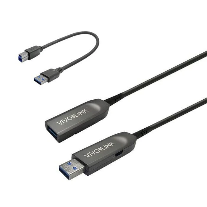 Vivolink USB 3.0 καλώδιο USB-A αρσενικό - USB-B θηλυκό 40m Μαύρο PROUSB3AAF40