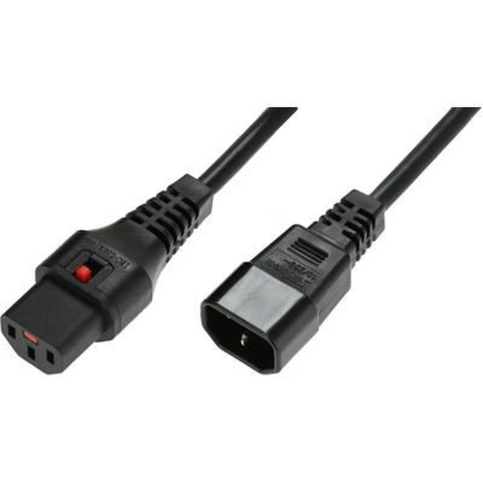 Microconnect IEC C13 to IEC C14 Power Cable 4m Black (PC1070)