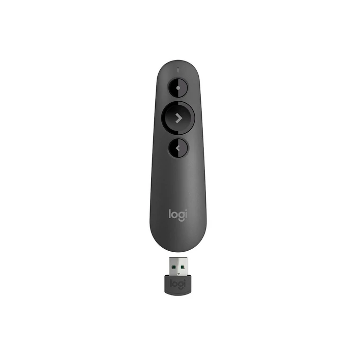 Logitech Presenter R500s (910-006518) with Red Laser, Grey