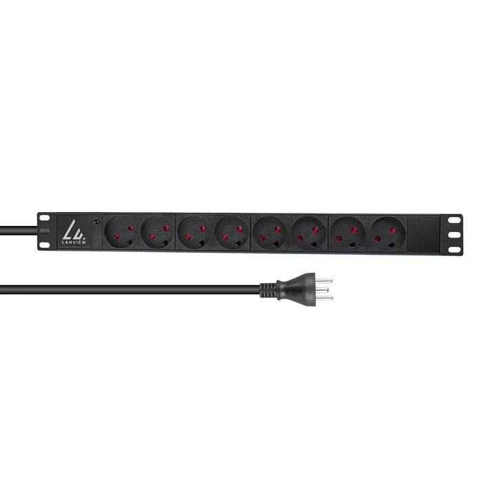Lanview Rack Power Strip 1pc (LVR-2MDK-LIC-DK8)