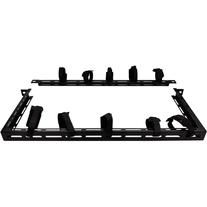 Lanview Πάνελ Οργάνωσης Καλωδίων 1/2U 19" με 10 Velcro (RAO220BL)