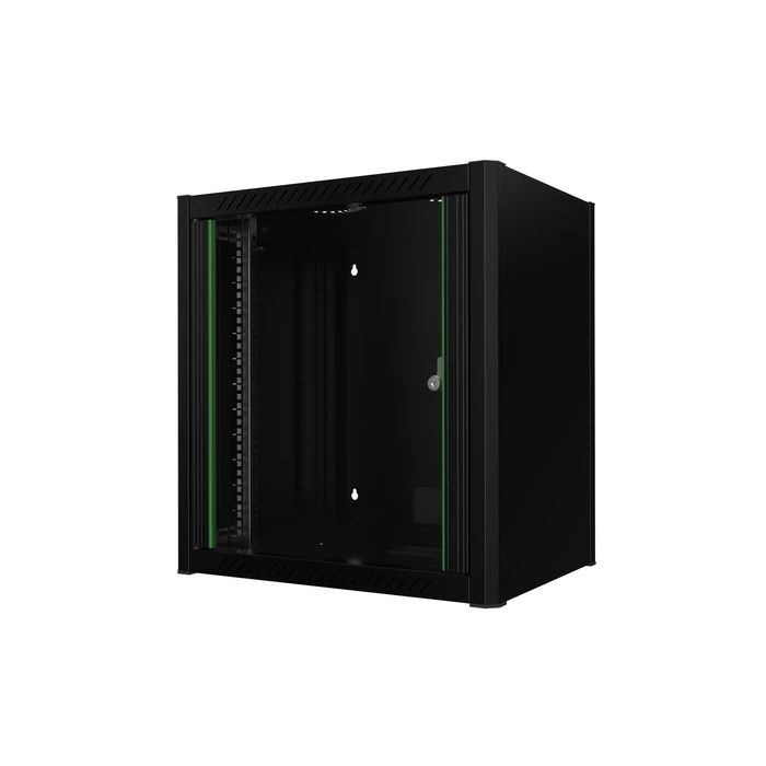 Lanview Wall-Mount Rack Cabinet 12U 60x45x64.5 cm Black