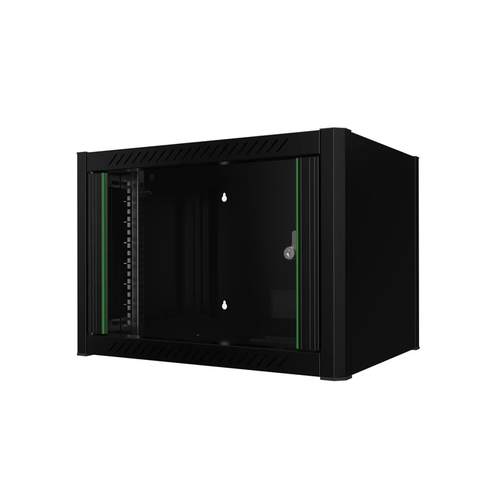 Lanview Wall-Mount Rack Cabinet 7U 60x45x42.3 cm Black RWM07U45BL
