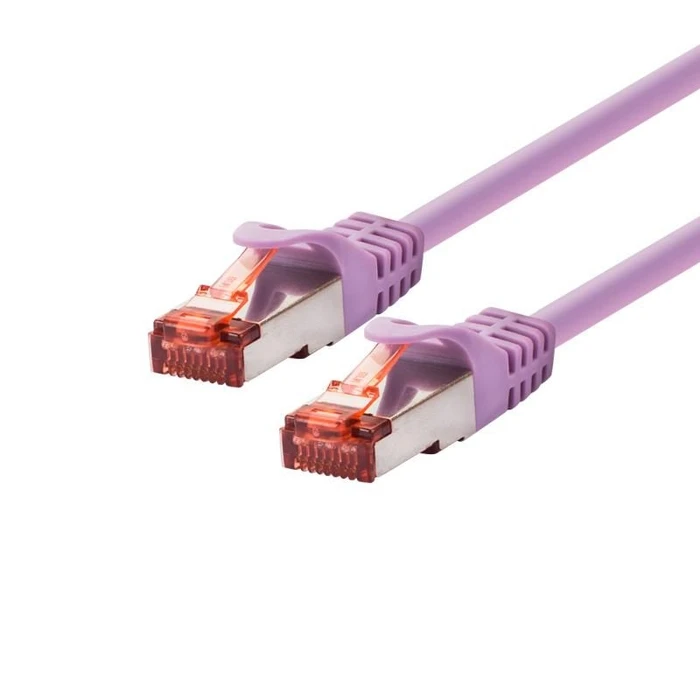 Logon F/UTP Cat.6a Καλώδιο Δικτύου Ethernet 3m Μωβ (TCF66F030V)