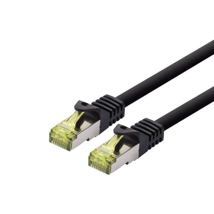 Logon S/FTP Cat.6a (Gigabit) Καλώδιο Δικτύου Ethernet 7m Μαύρο - TCR6ASS070BL