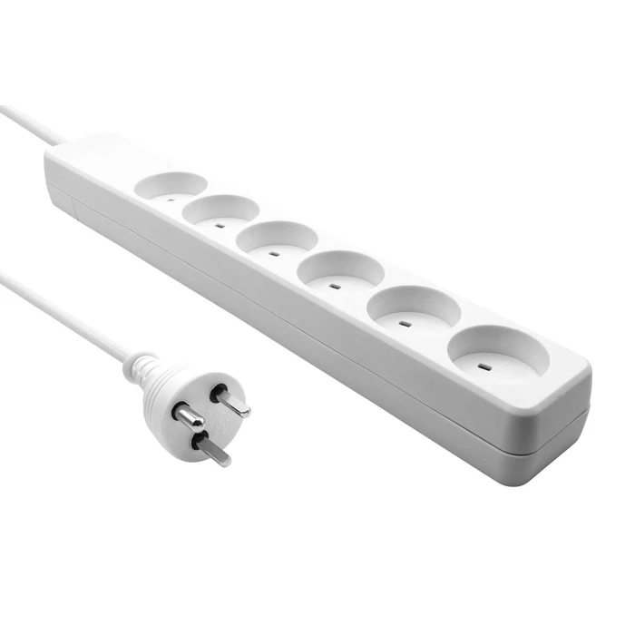 ProXtend Power Strip 6-Socket with USB-A and 4m Cable KIT6-KIT04W
