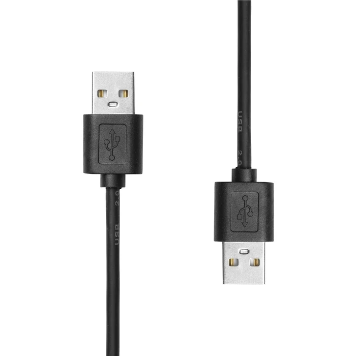 ProXtend USB 2.0 καλώδιο USB-A αρσενικό - USB-A αρσενικό, 2 m, Μαύρο (USB2AA-002)