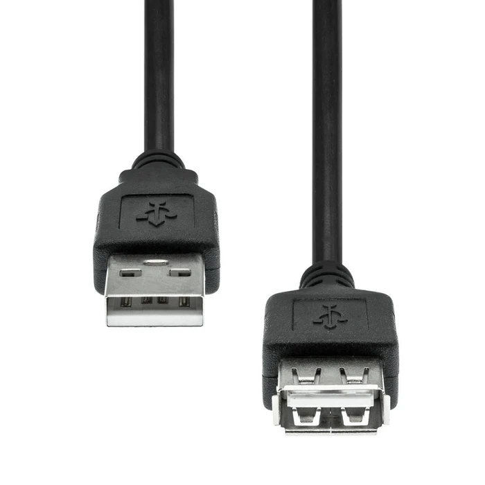 Proxtend USB-A to USB-A Extension Cable 1 m Black - USB2AAF-001