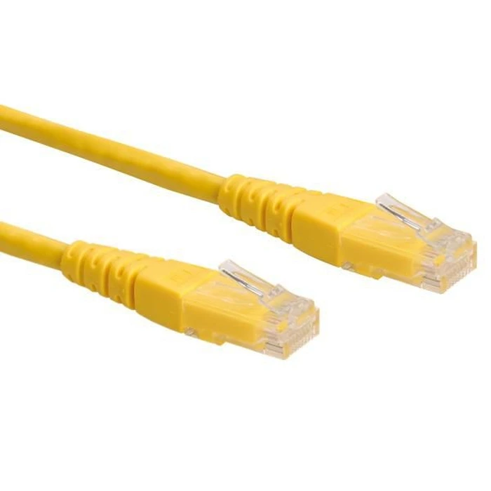 Roline U/UTP Cat.6 (Gigabit) Καλώδιο Δικτύου Ethernet 3 m Κίτρινο