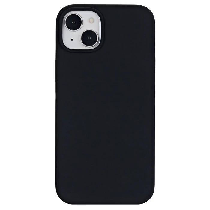 eStuff Silicone Back Cover - Black (iPhone 15 Plus)