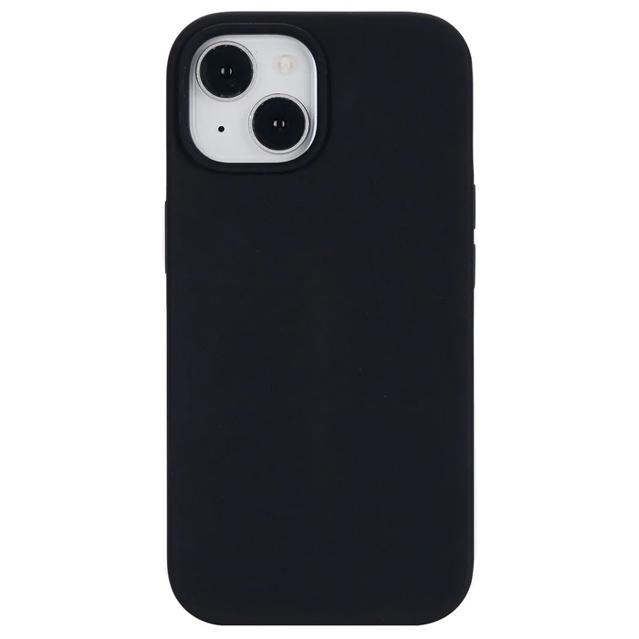 eStuff Πίσω Θήκη Σιλικόνης Μαύρη για iPhone 15