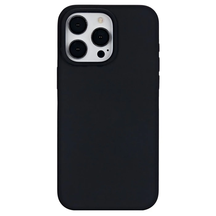 eStuff Πίσω Θήκη Σιλικόνης Μαύρο (iPhone 15 Pro Max)