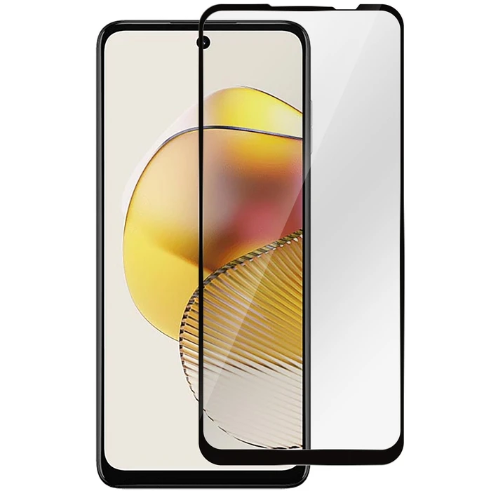 eStuff Tempered Glass Full Face Full Glue Μαύρο για Moto G31 / G41 - ES515112