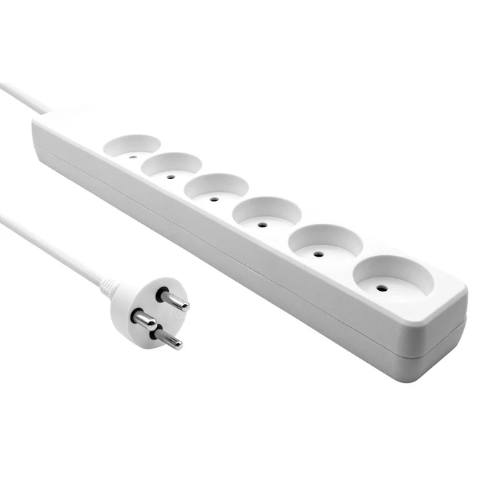 Microconnect Power Strip 6 Sockets with 3m Cable (MC-GRU0603DKW)