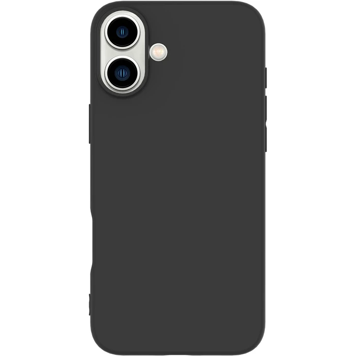 eStuff Infinite Vienna iPhone 16 Black Cover 100% Recycled TPU