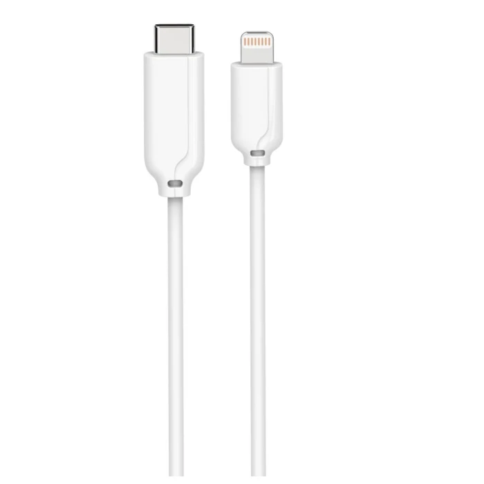 Microconnect USB-A σε Lightning Καλώδιο Λευκό 3m