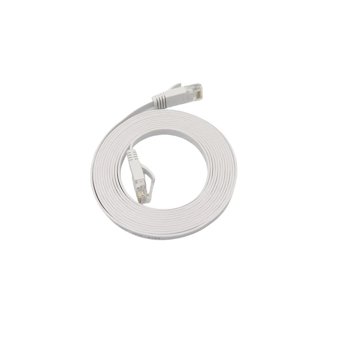 Microconnect Flat U/UTP Cat.6a (Gigabit) Καλώδιο Δικτύου Ethernet 3m Λευκό