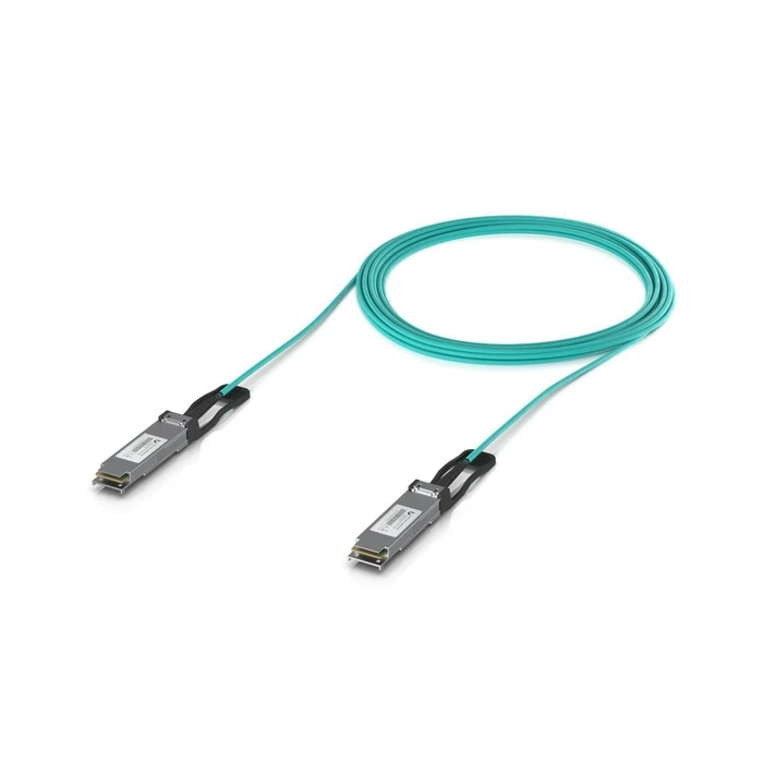 Ubiquiti Active Optical Cable QSFP28 10m Turquoise (UACC-AOC-QSFP28-10M)