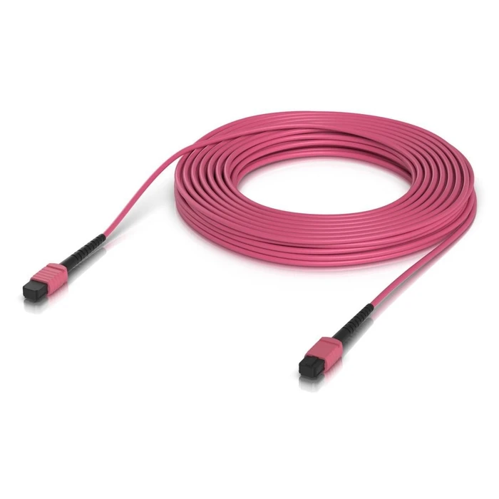 Οπτικό καλώδιο Ubiquiti UACC-OFC-MA-MPMP-15M MPO-MPO UPC 15m (Ροζ)