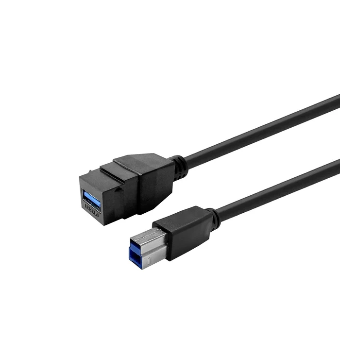 Vivolink Keystone Black USB 3.0 A (female) to B (male) - PROKEYUSB3AFBM2B