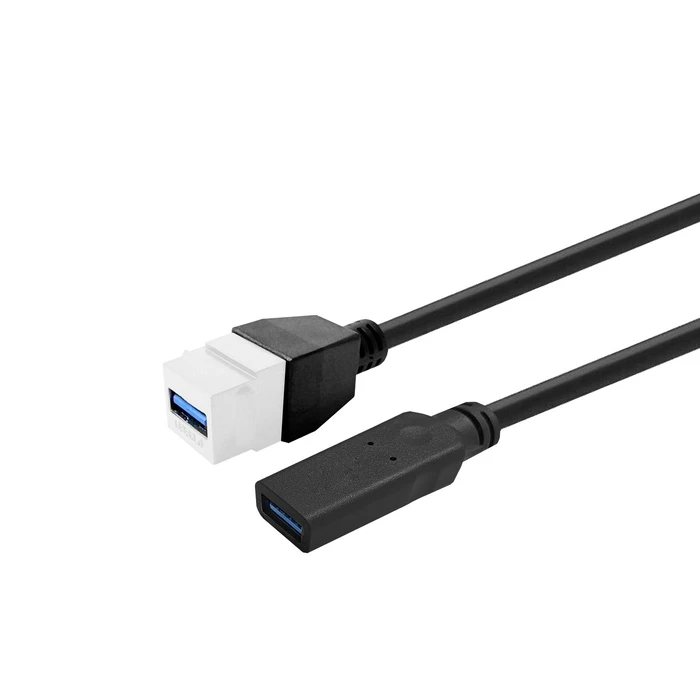 Vivolink Keystone Λευκό USB 3.0 A θηλυκό σε USB 3.0 A αρσενικό 0,2 m (Keystone module)