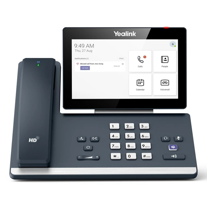 Yealink MP58-WH E2 Teams Ενσύρματο IP Τηλέφωνο Μαύρο