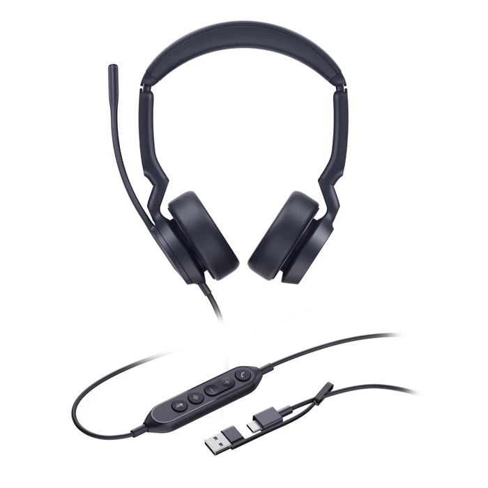 Yealink UH44 DUAL UC USB-C/A ακουστικό VOIP