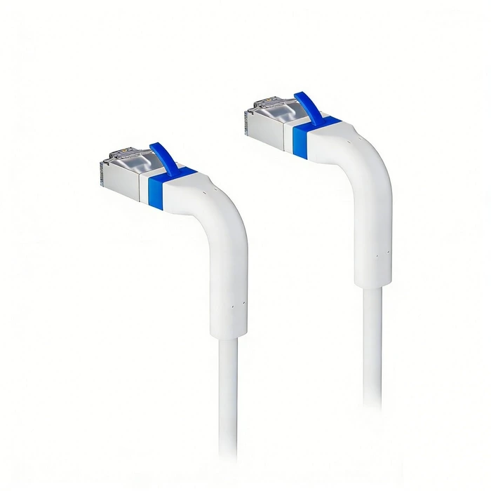 Lanview U/FTP (STP) Cat6a Ethernet Cable 15 m White - Model LV-6AFTP-FLEX-ANG-015W-S