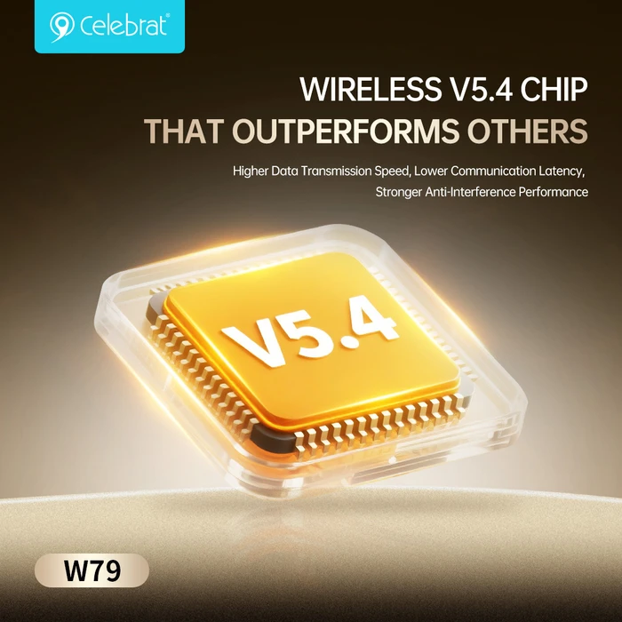 Celebrat W79 Earbud Bluetooth Handsfree Ακουστικά με Θήκη Φόρτισης Λευκά