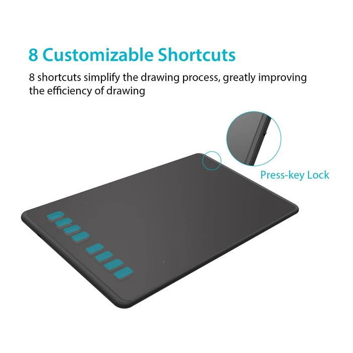 Ταμπλέτα Σχεδίασης HUION H950P 5080 lpi 220 x 137 mm USB Black