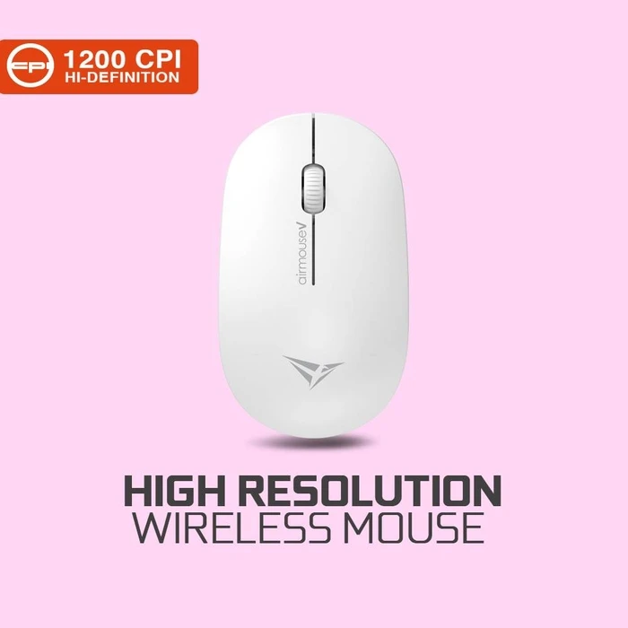Ποντίκι Ασύρματο Alcatroz AIRMOUSE V WHITE 1200DPI