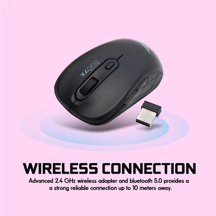 Ποντίκι Ασύρματο Alcatroz SILENT AIRDUO 7X Wireless/BT Black