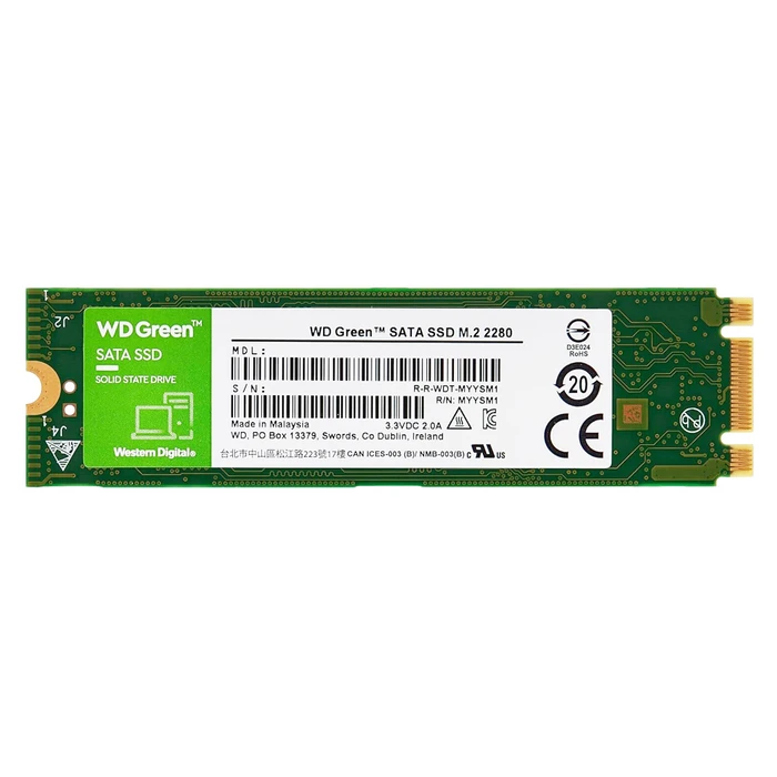 WD M.2 SATA III SSD Green WDS240G3G0B-FR, 240GB (Factory Recertified)