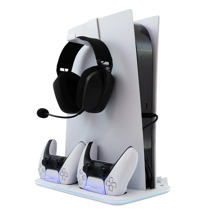 Βάση Φόρτισης White Shark PS5 COOLING PAD + 2 SLIM PS5-DZ504 KIMURA-2