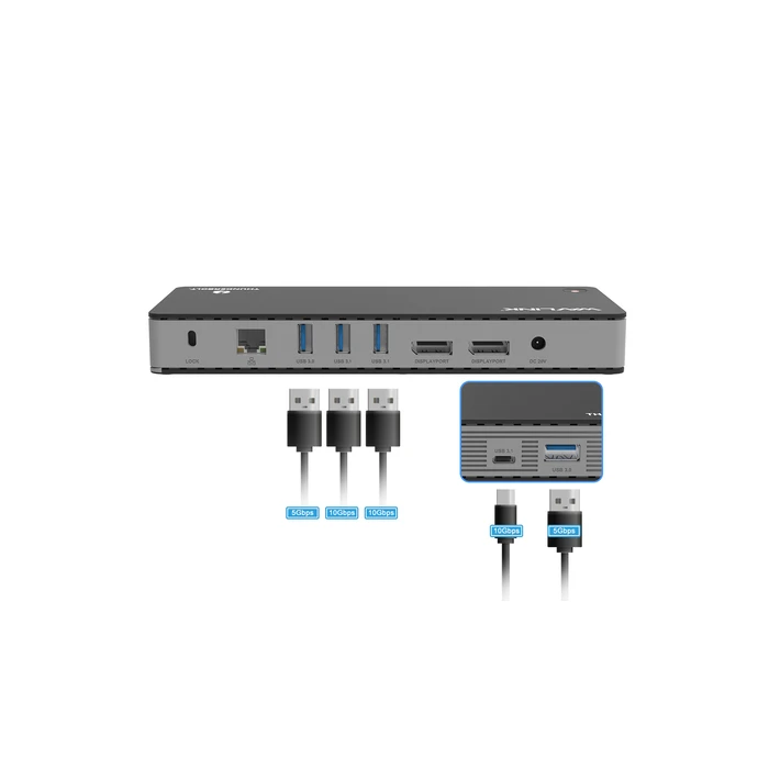 Docking Station Wavlink THUNDERBOLT 3 60W with DP TO HDMI 4K 60HZ