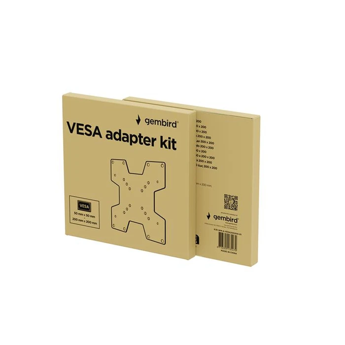GEMBIRD WM-A-VESA200200-01 Βάση Τηλεόρασης Τοίχου Μαύρο