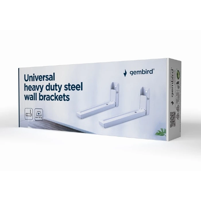 Βάσεις Gembird Universal HEAVY DUTY STEEL WALL BRACKETS 30 KG WHITE