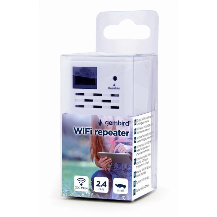 WiFi Extender Gembird REPEATER 300MBPS WHITE
