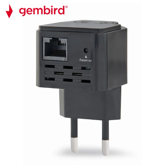 WiFi Extender Gembird REPEATER 300MBPS Black