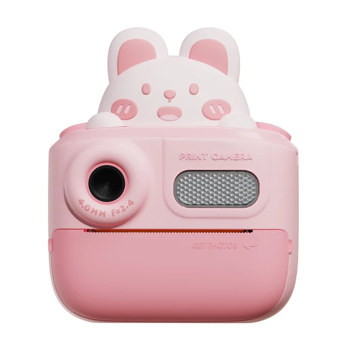 Παιδική Φωτογραφική Μηχανή Wowkids K64 με Εκτυπωτή, 26Mp, 2", Ροζ