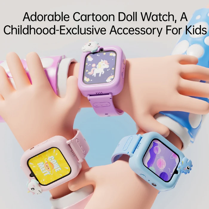 WOWKIDS K90 Kids Smartwatch 1.83" IPS with Camera - Pink