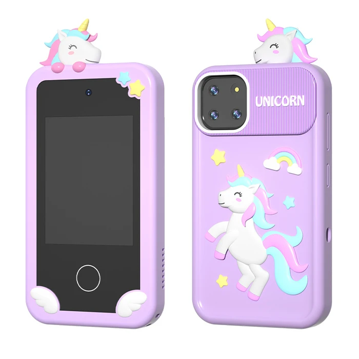 WOWKIDS Kids Smartphone with Camera P1 Plus, 2.8" Touch Screen, Purple