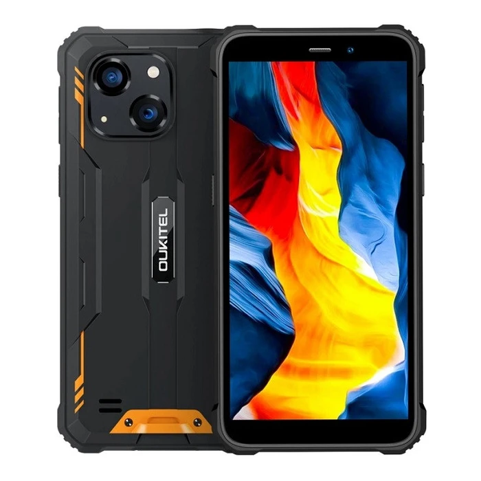 Smartphone Oukitel Wp32, 6", 4/128GB, 6300mAh, IP68/IP69K, Πορτοκαλί