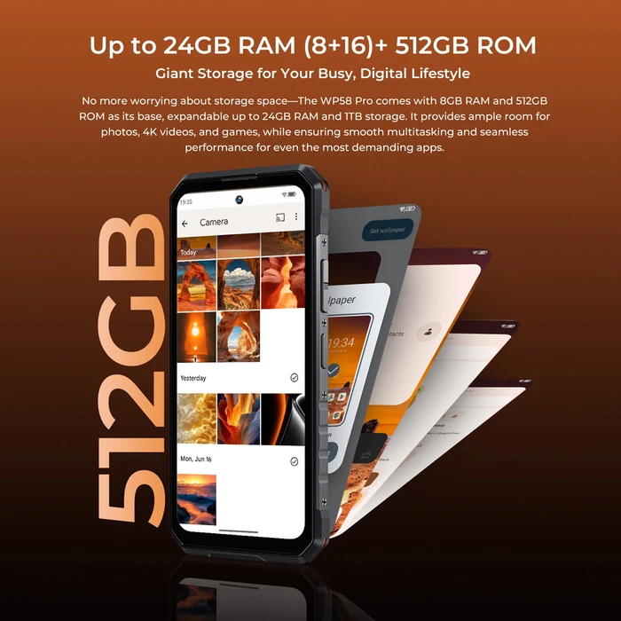 OUKITEL WP58 Pro 5G Dual SIM (8/512GB) πράσινο
