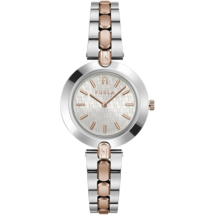 Γυναικείο Ρολόι Furla Ww00002004L5 (34mm) Μεταλλικό Μπρασελέ Ασημί