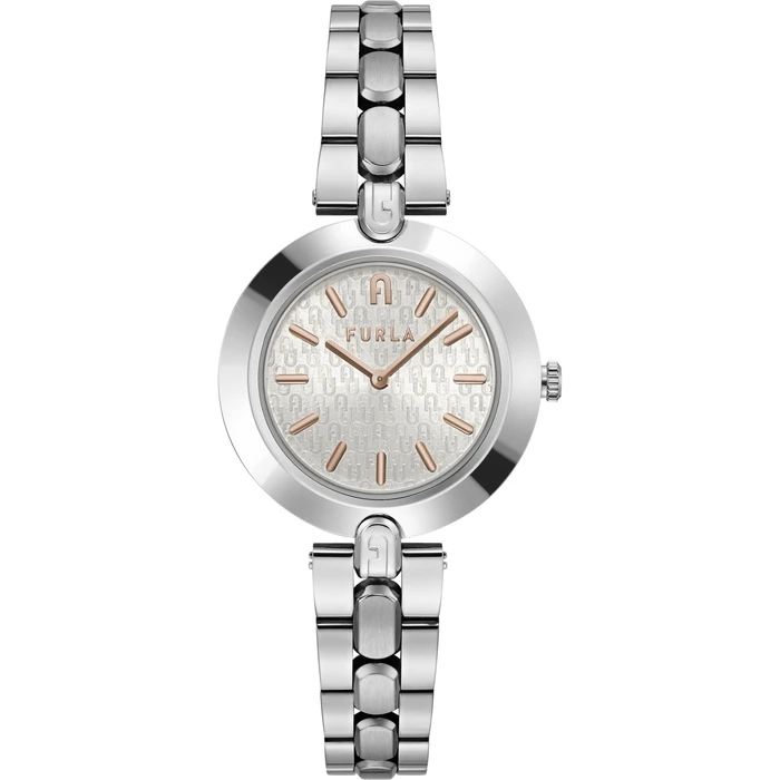 Γυναικείο Ρολόι Furla Ww00002005L1 (34mm) Μεταλλικό Μπρασελέ Ασημί